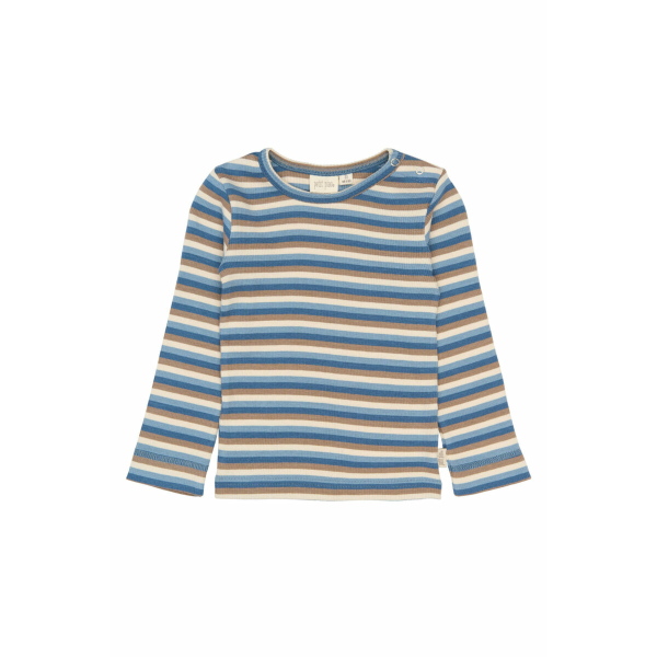 Petit Piao bluse blå stribet
