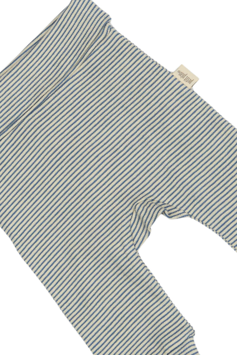 Petit Piao - Leggings - Dian - True Navy Dark Off White - Billede 3