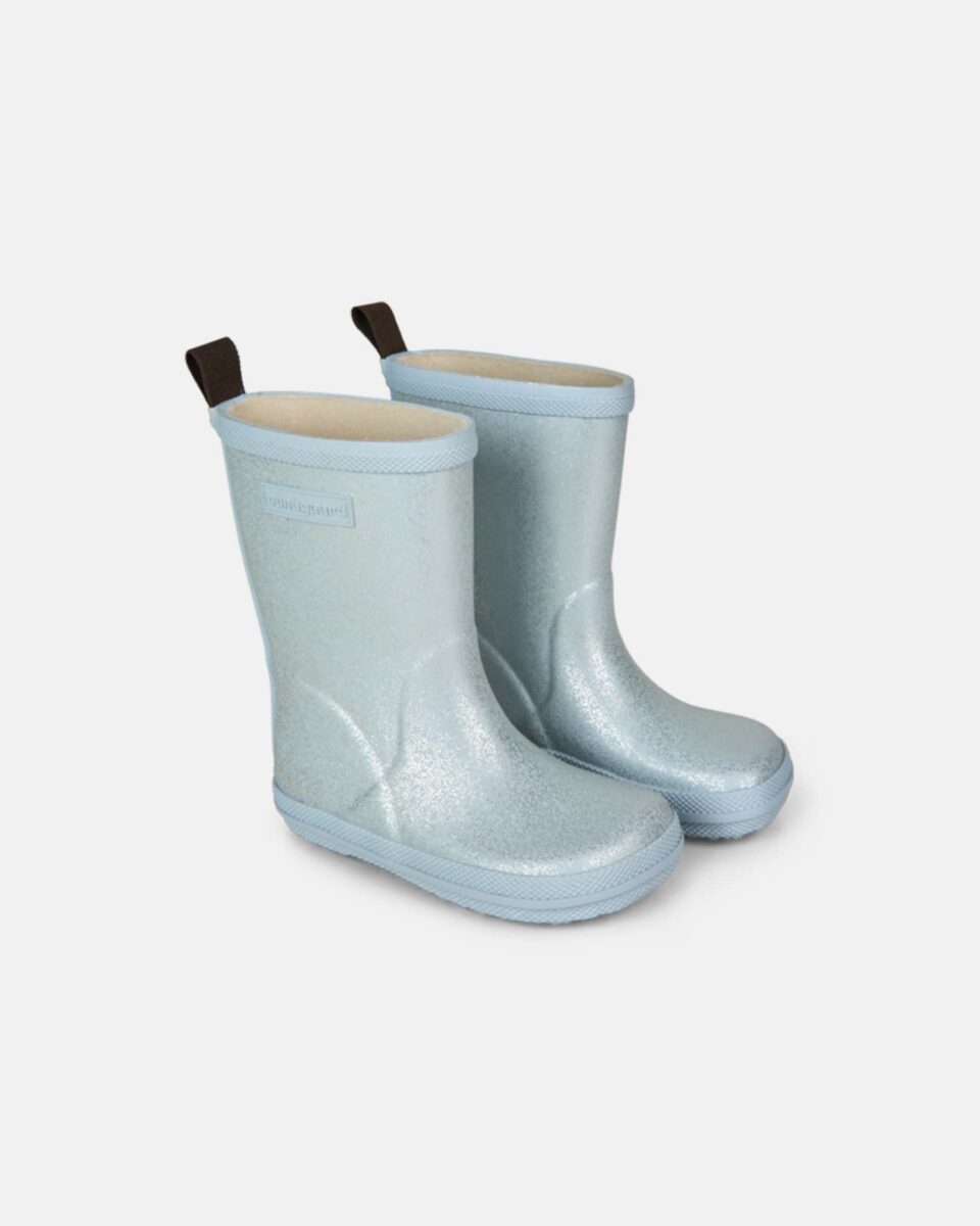 Bundgaard gummistøvle lyseblå glimmer
