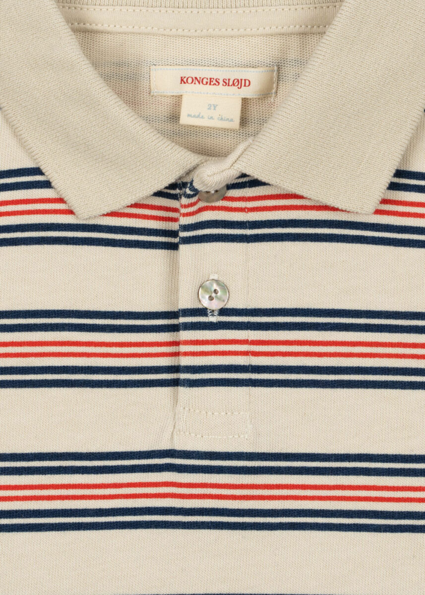 Konges Sløjd - T-shirt - Spotty Polo - Stripe Stripe - Billede 3