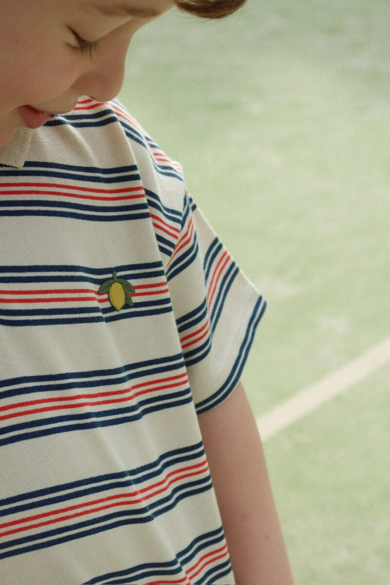 Konges Sløjd - T-shirt - Spotty Polo - Stripe Stripe - Billede 5