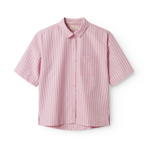 Marmar Copenhagen - Kortærmet Skjorte - Tatum - Pink Stripes