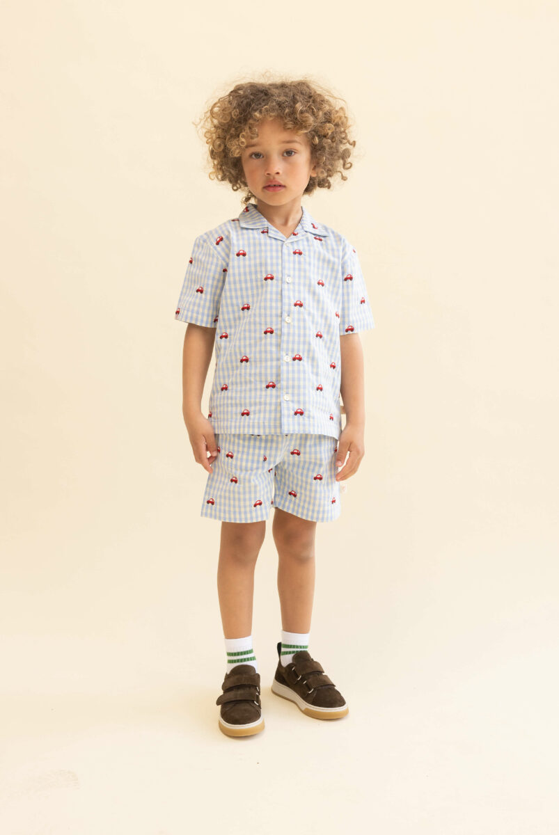 Flöss - Shorts - Albert - Blue Gingham - Billede 2