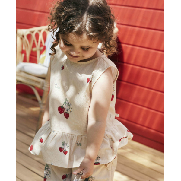 Fliink top med jordbær