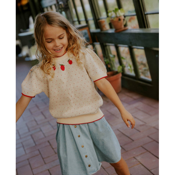 Fliink strik med jordbær