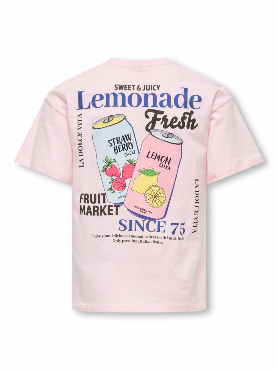 Kids Only - T-shirt - Cana Life - Barely Pink Lemonade - Billede 3