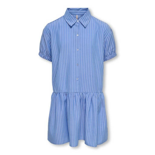 Kids Only blå stribet kjole