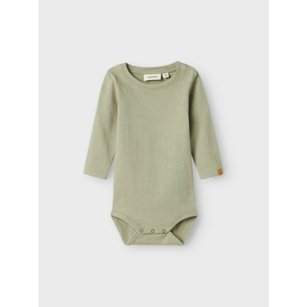 Lil' Atelier grøn stribet body