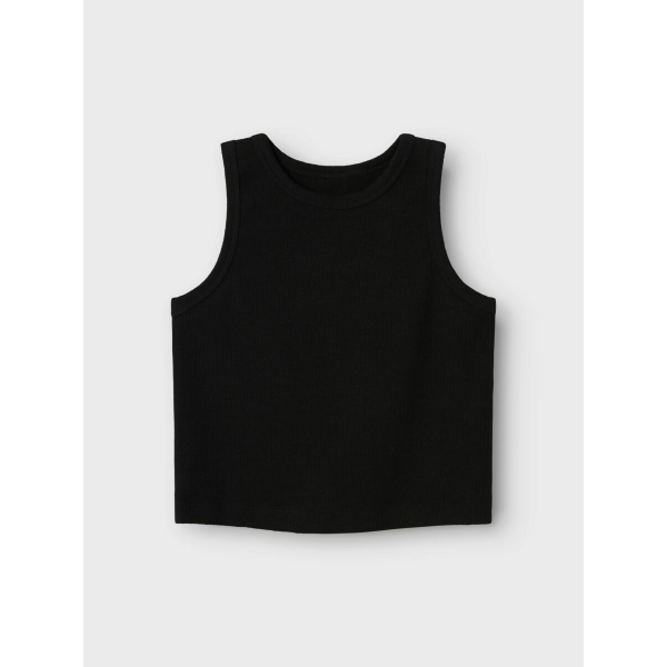 Sort rib top fra Name It