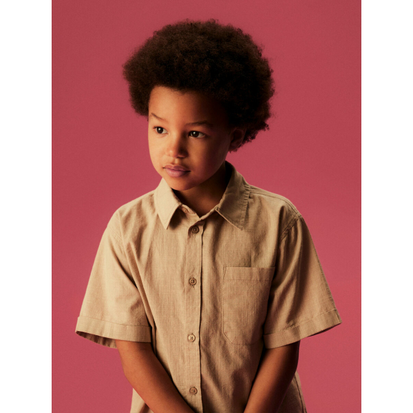 Name It kortærmet hør skjorte