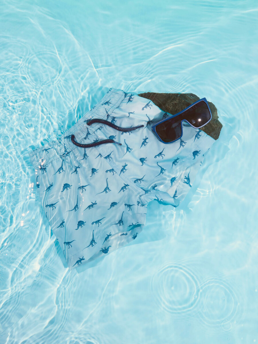 Name It - Badeshorts - Zune - Blue Fog - Billede 5