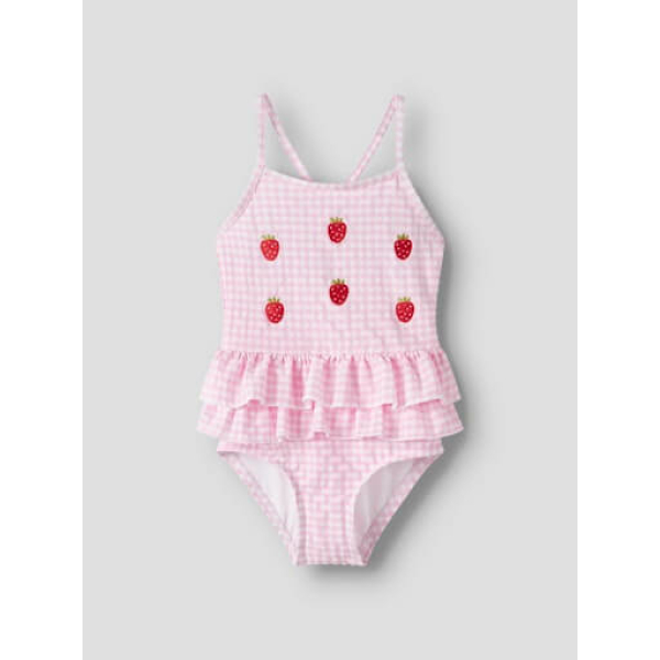 Name It badedragt med jordbær