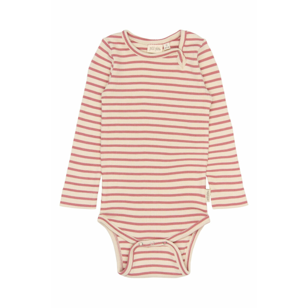 Petit Piao rosa stribet body