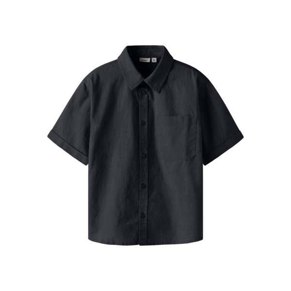 Name It mørkeblå hør skjorte