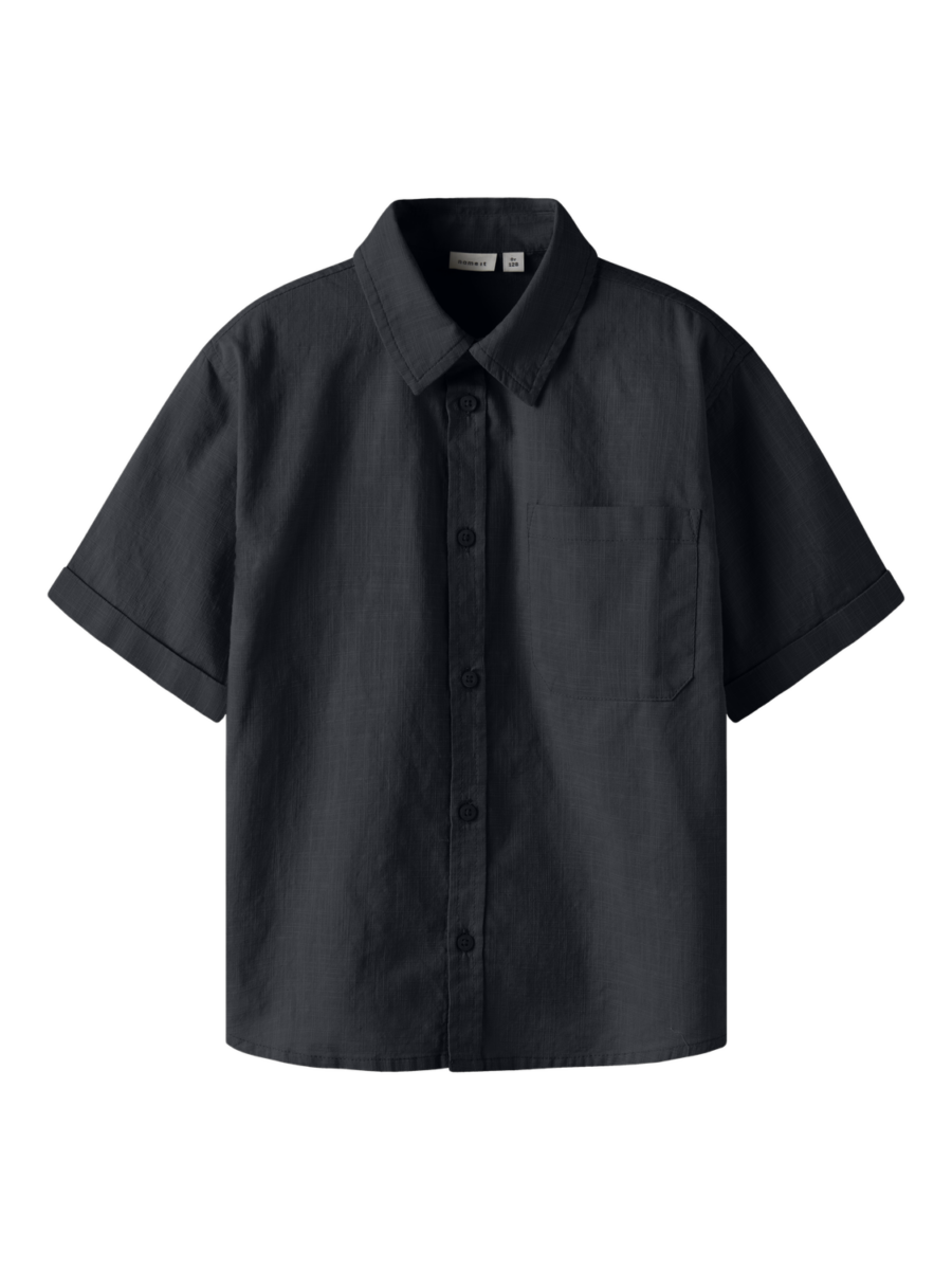 Name It mørkeblå hør skjorte