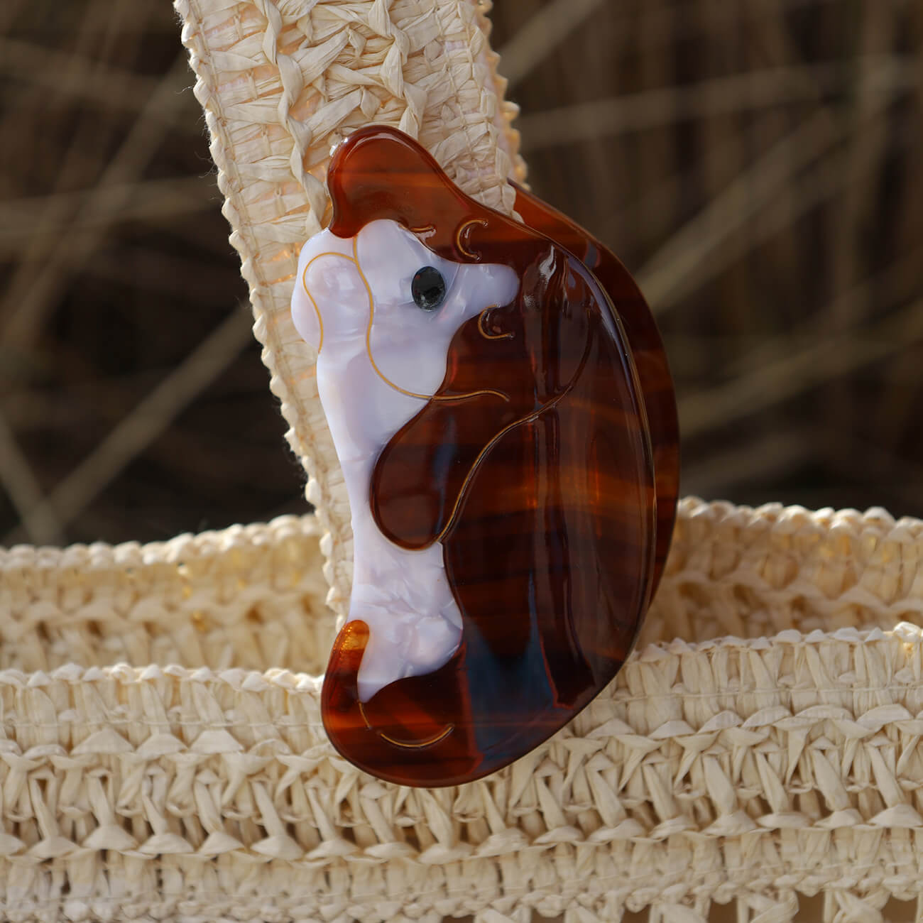 By stær Bassethund hårklemme