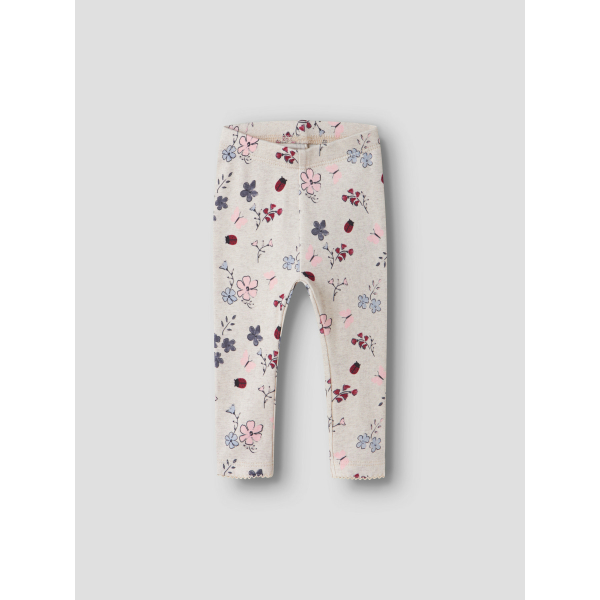 Baby leggings med mariehøne print