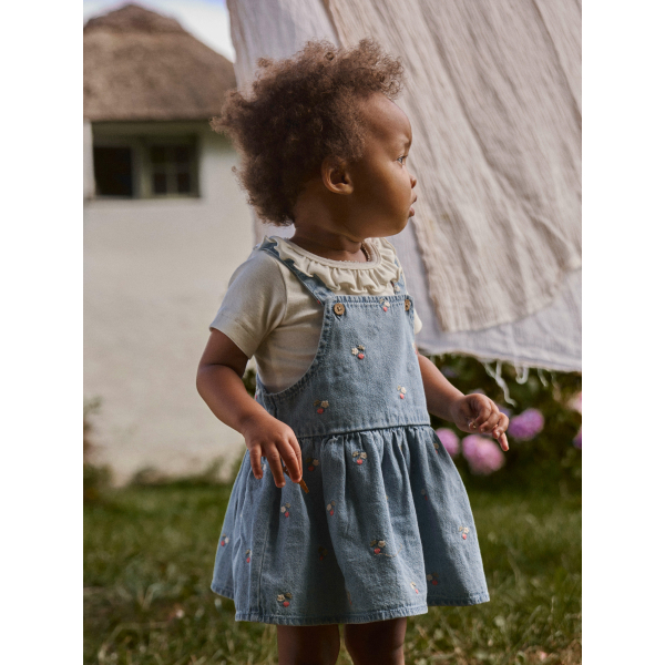 Lil' Atelier denim broderet spencer
