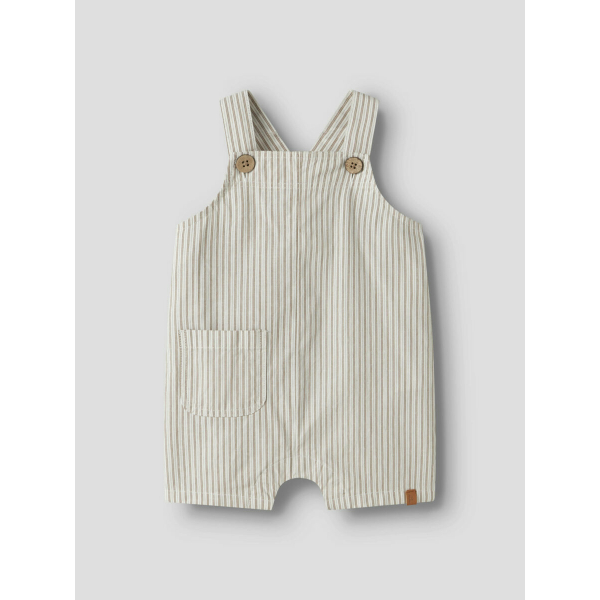 Lil' Atelier stribet overall shorts