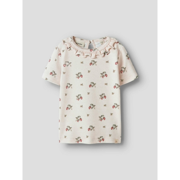Lil' Atelier t-shirt med flæsedetaljer