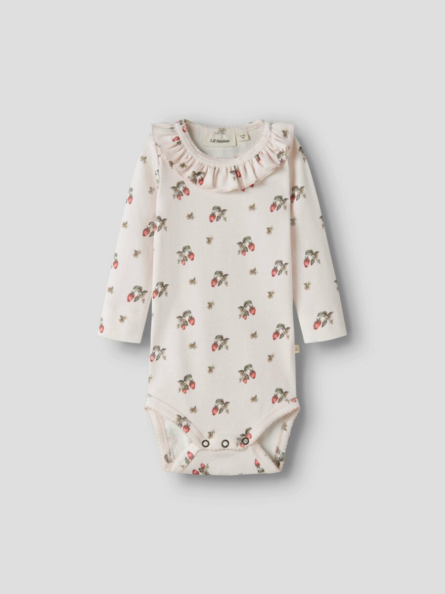 Lil' Atelier body med jordbær print