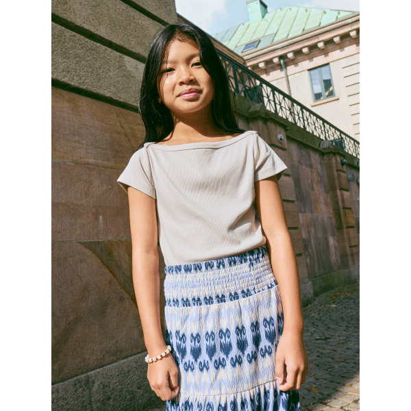 Name It beige slim t-shirt