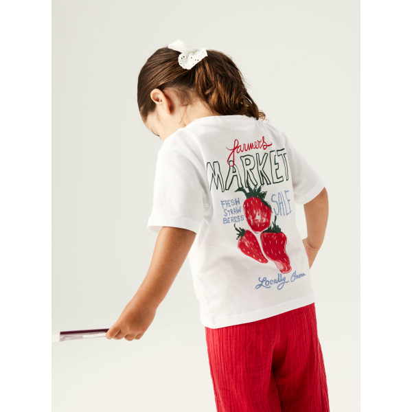 Name It t-shirt jordbær print