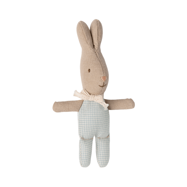 Maileg - Kanin - My - Light Blue Check