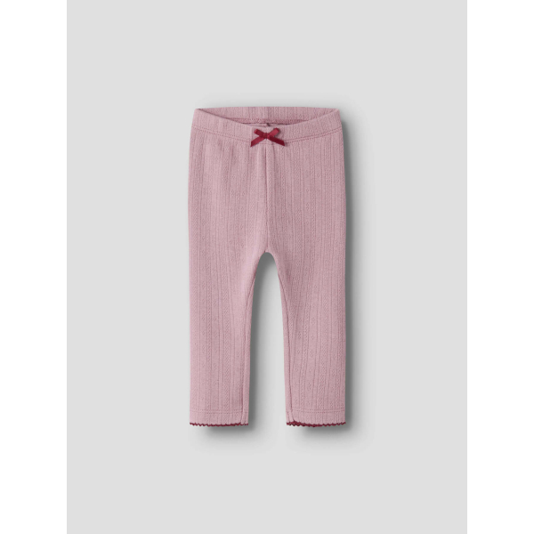 Leggings til baby pige med hulmønster