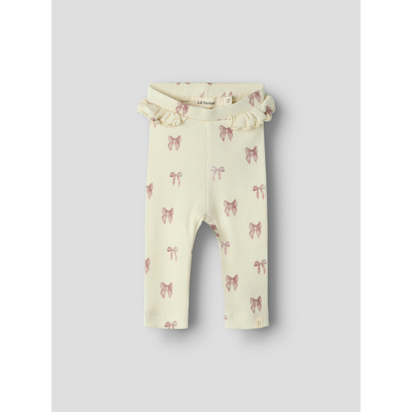 Lil Atelier leggings med sløjfer