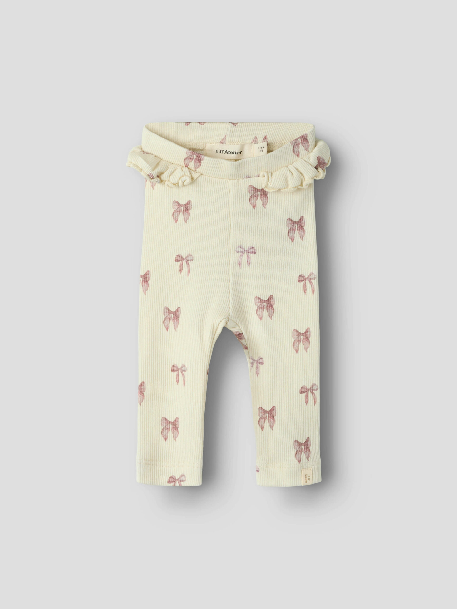 Lil Atelier leggings med sløjfer