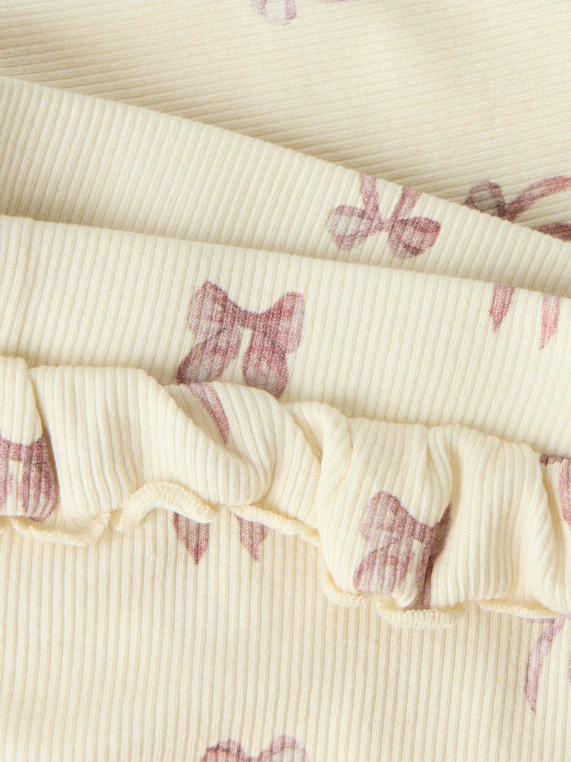 Lil' Atelier - Leggings - Gavo Efi - Turtledove Bow - Billede 3