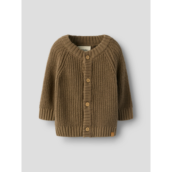 Brun cardigan fra Lil Atelier