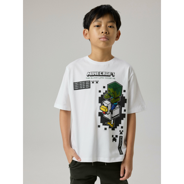 T-shirt med Minecraft