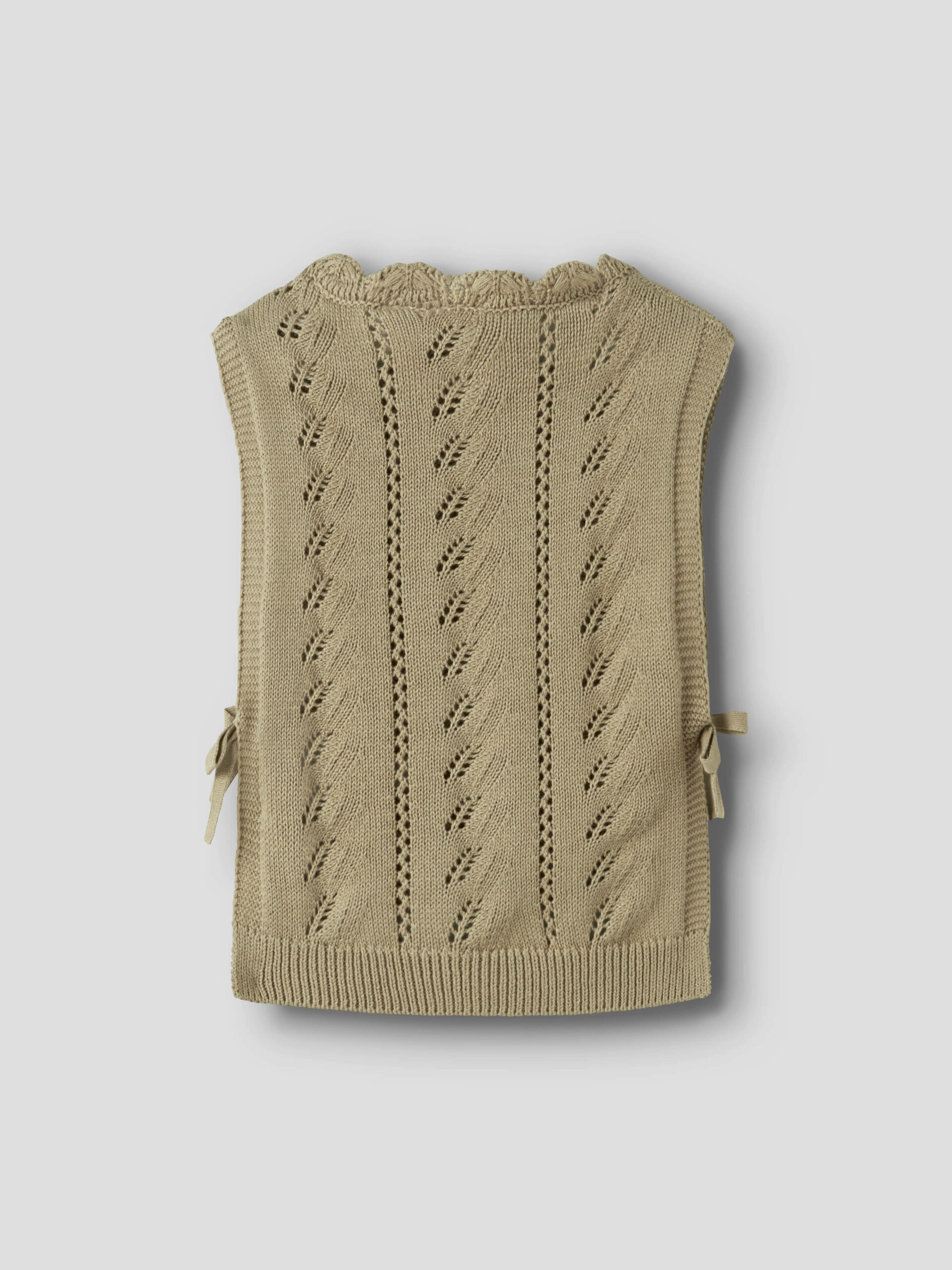 Lil' Atelier - Strik Vest - Leou - Twill - Billede 4