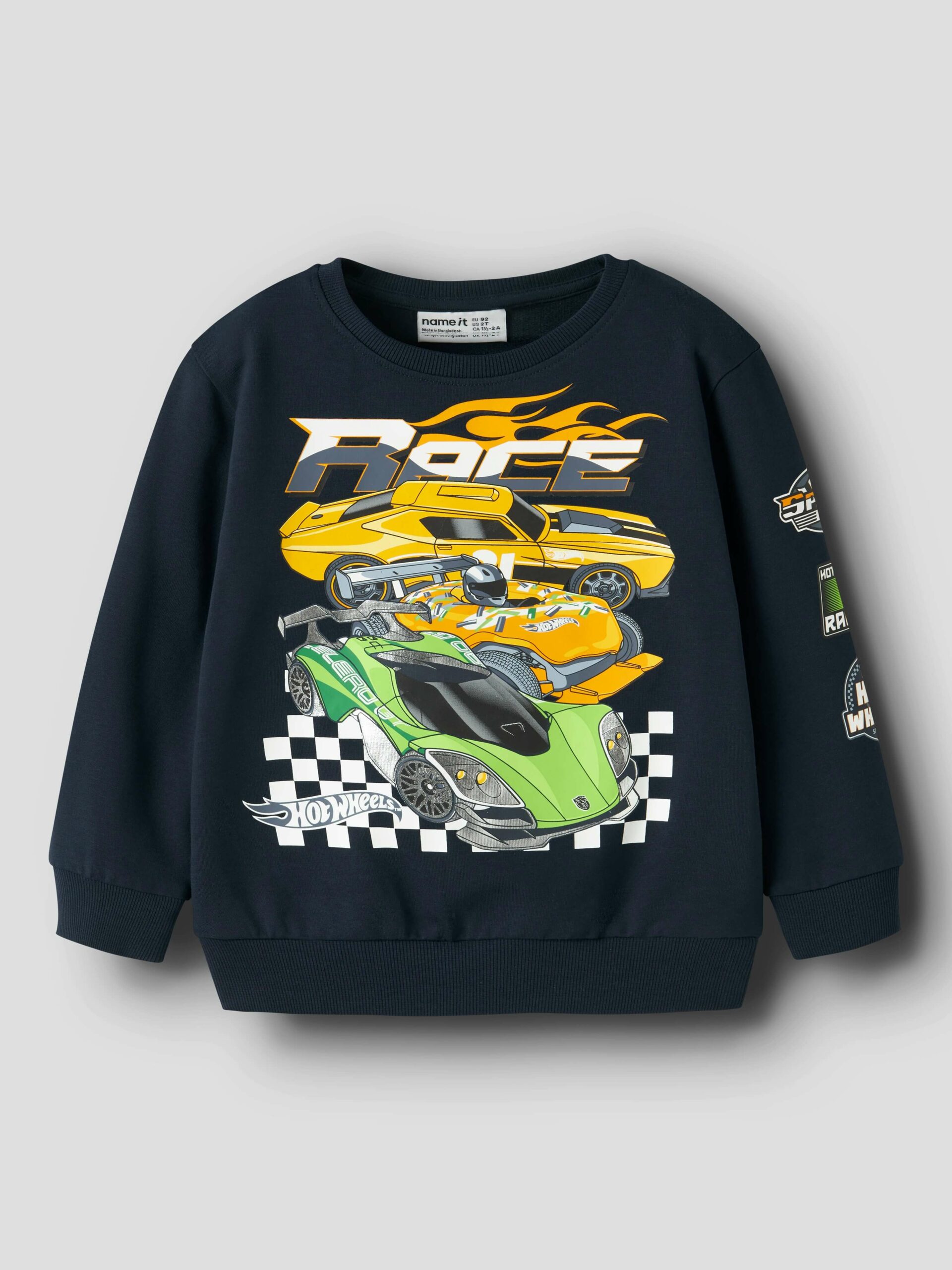 Name It - Sweatshirt - Jerry Hotwheels - Navy Blazer - Billede 2