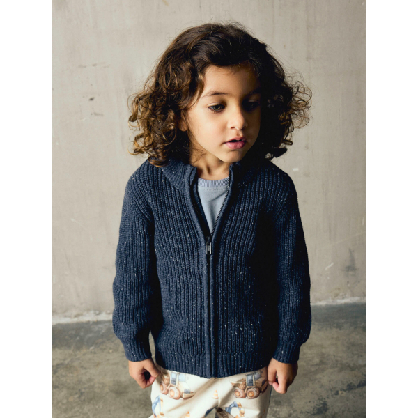 Strikket cardigan til drenge