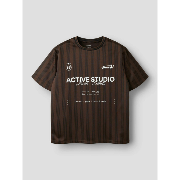 Brun t-shirt til drenge