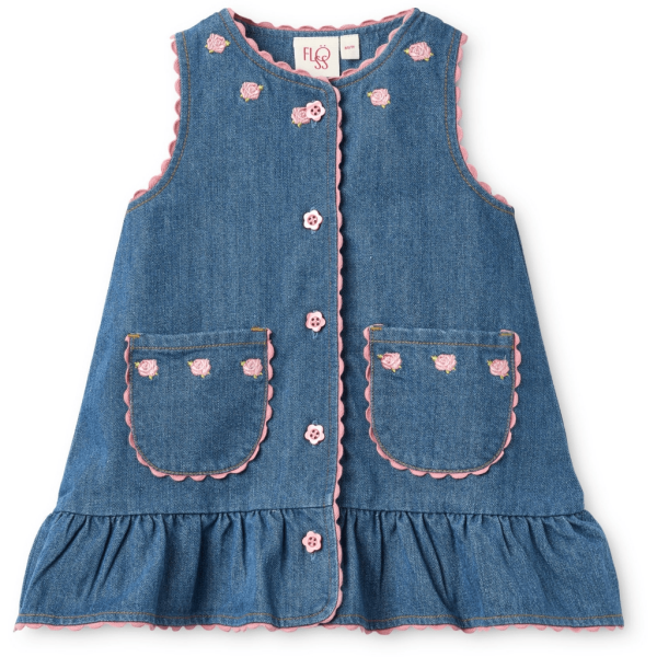 Flöss denim kjole
