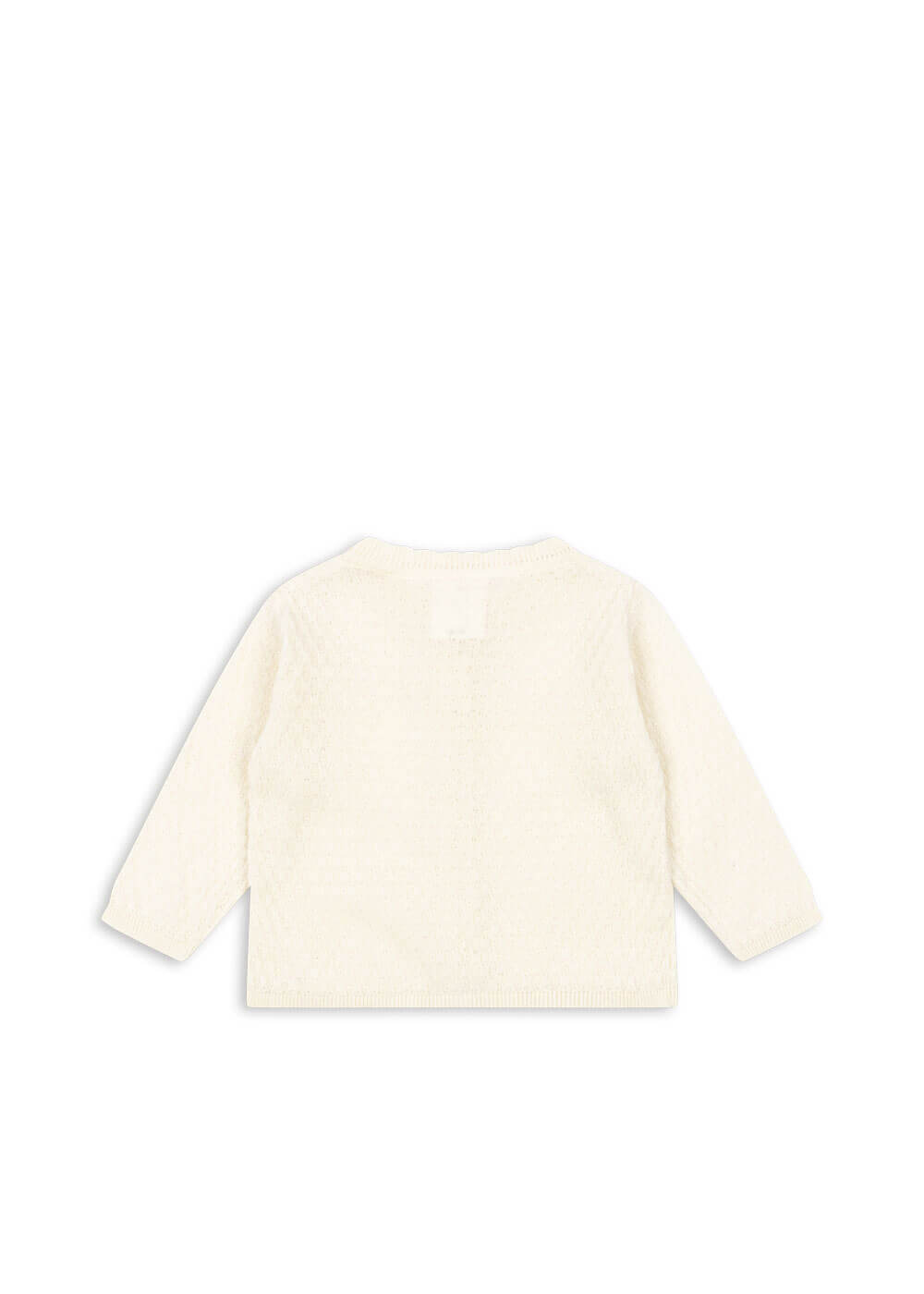Konges Sløjd - Cardigan - Fanga Venti Pointelle - Antique White - Billede 4