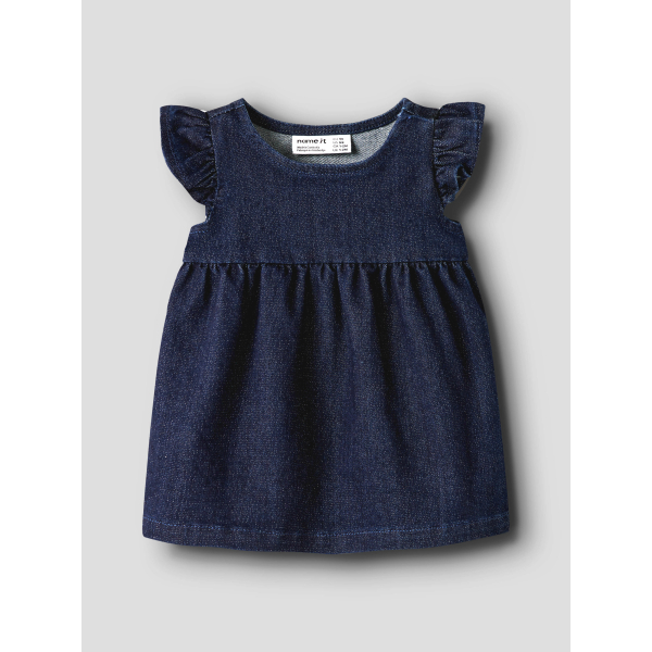 Name It - Kjole - Ember - Dark Blue Denim Glitter