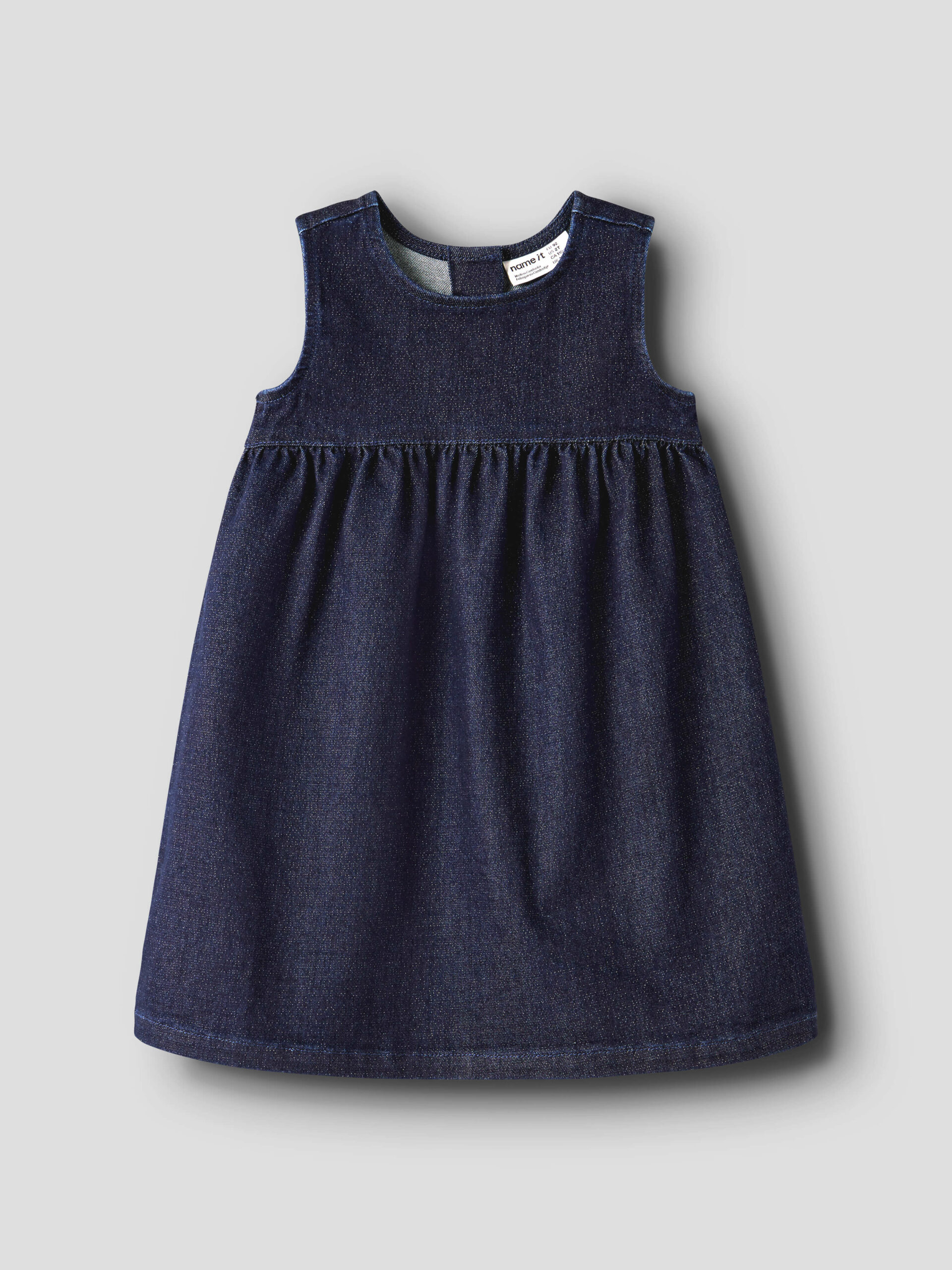 Name It - Kjole - Ella - Dark Blue Denim Glitter