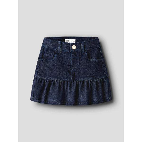 Name It - Nederdel - Liv - Dark Blue Denim Glitter