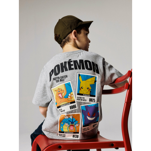 Name It - T-shirt - Sebast - Grey Melange