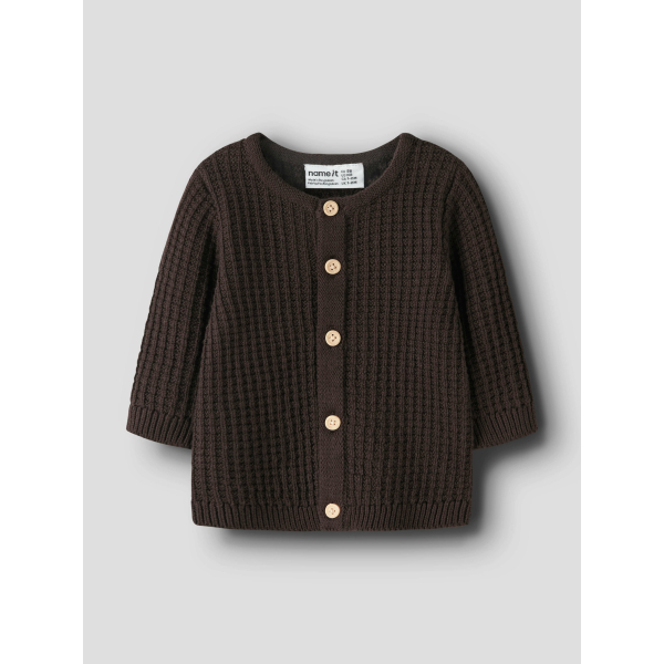 Name It - Cardigan - Olivar - Chocolate Plum