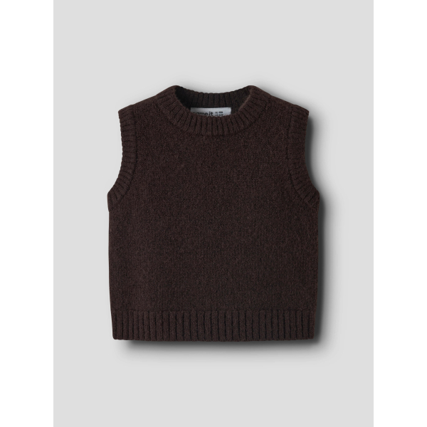 Name It - Strik vest - Reifyly - Chocolate Plum