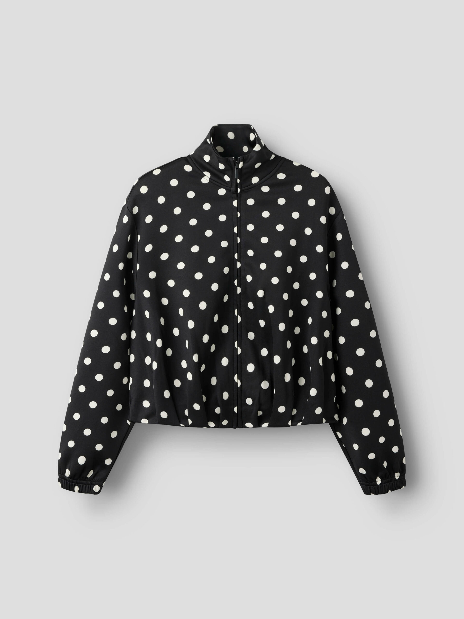 Name It - Sweat Jakke - Fonea Ballon - Black Beauty