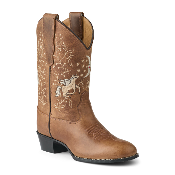 Copenhagen Colors - Cowboystøvle - Unicorn - Cognac