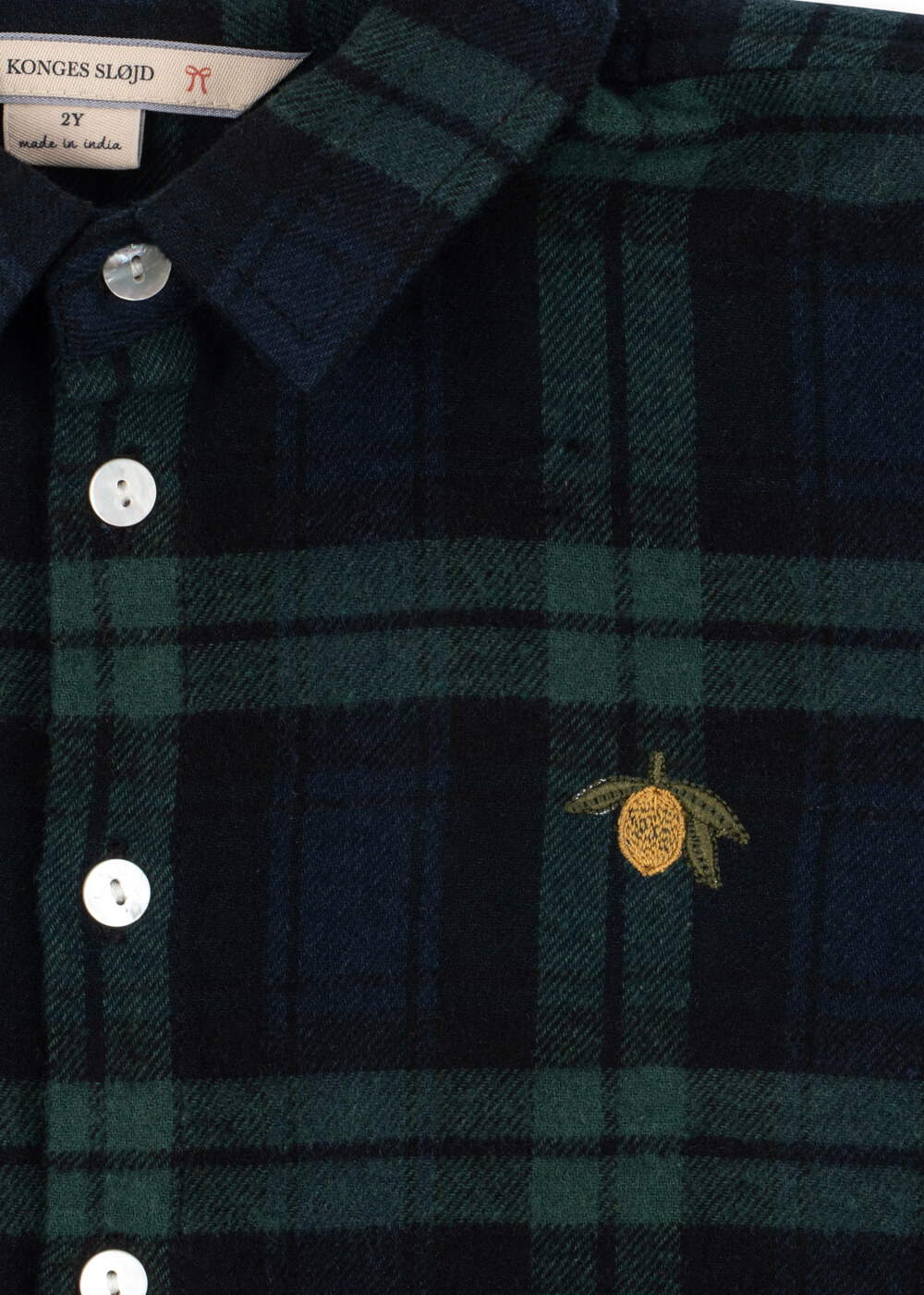 Konges Sløjd - Skjorte - Checky - Green Check - Billede 3