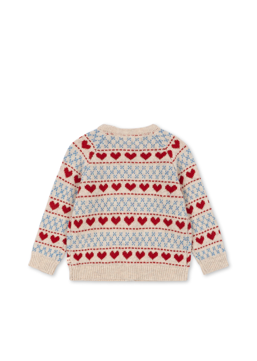 Konges Sløjd - Uld cardigan - Belou - Heart - Billede 2